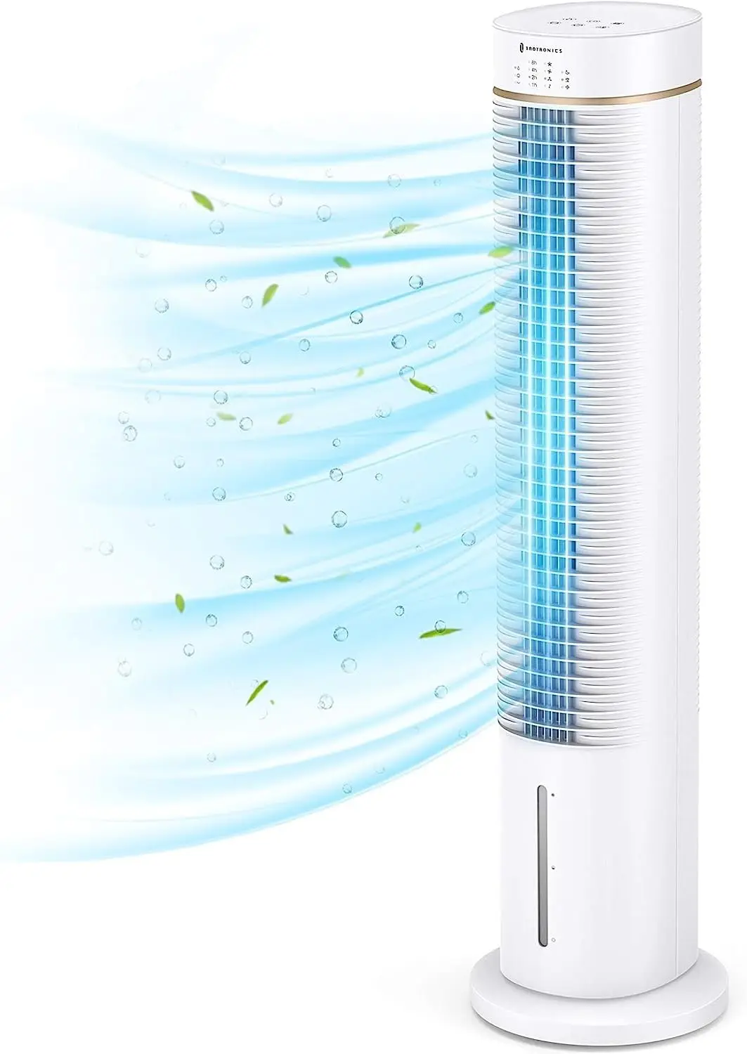 

Air Cooler, 3-in-1 45" Air Cooler, Fan and Humidifier, 80° Oscillating Cooling Fan with 4 Speeds, 3 Modes, 6L Water Tank,