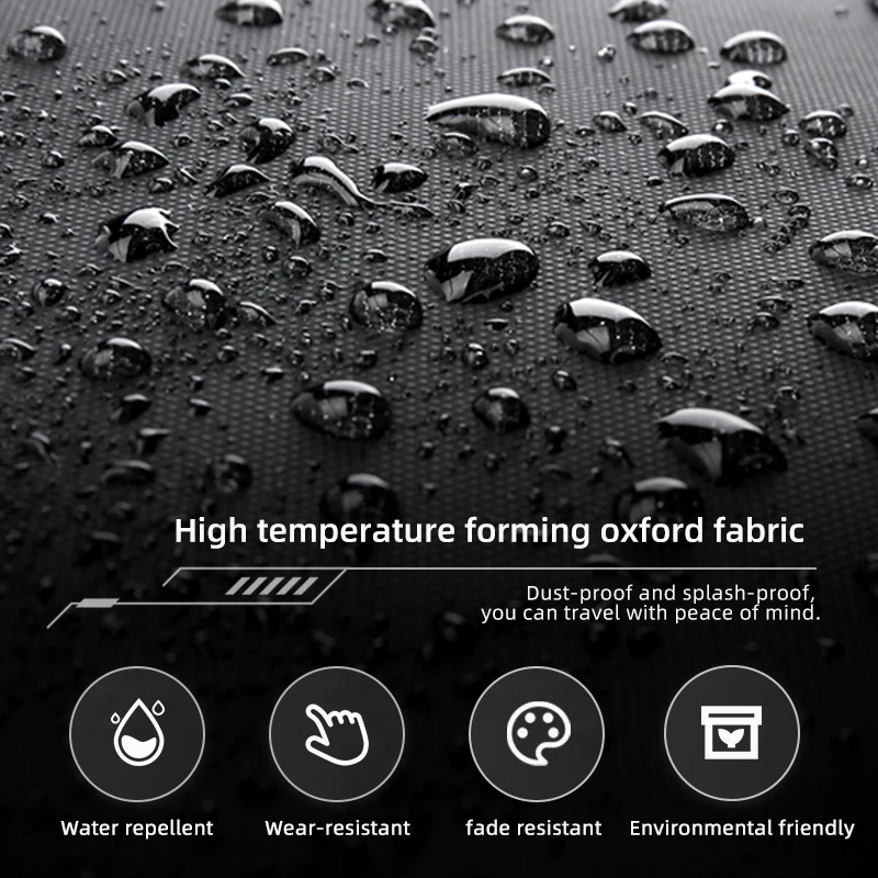 FENRUIEN Men's Waterproof USB Oxford Crossbody Bag Shoulder Sling Bag Multifunction Short Travel Messenger Chest Pack For Male