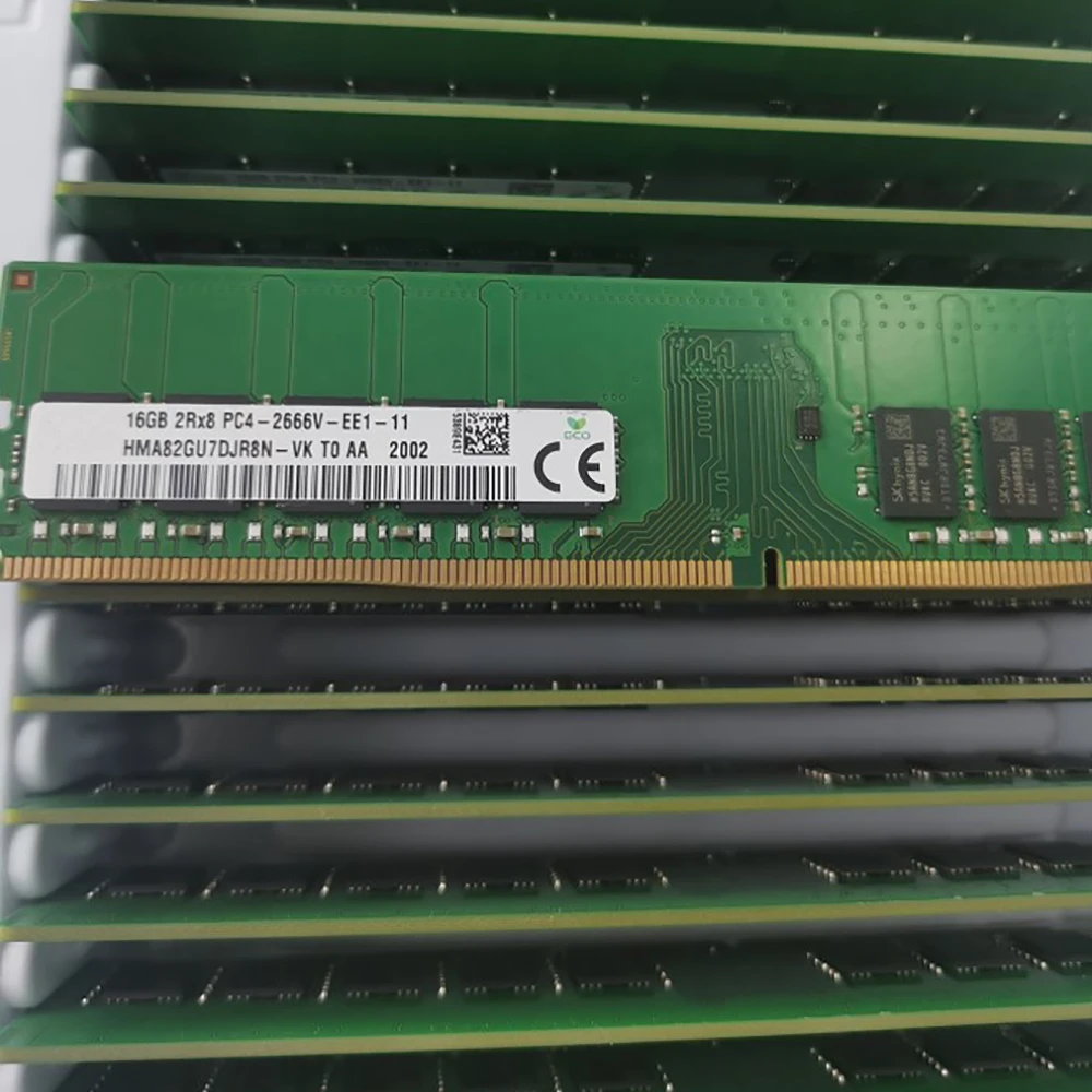 1 шт. 16G 2RX8 PC4-2666V ECC EUDIMM для серверной памяти SKhynix HMA82GU7CJR8N-VK
