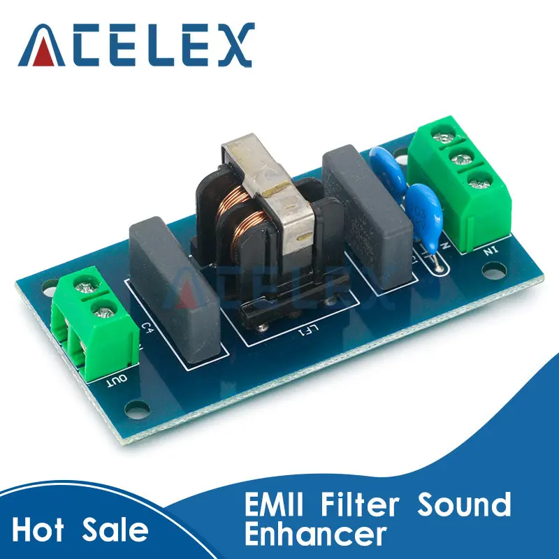 

Плата питания модуля фильтра EMI с усилителем звука, 220 В, 2 А