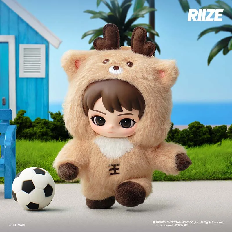 Фото Оригинальная серия POPMART RIIZE Soft and Cuddly Friends, модная коллекция милых декоративных предметов в формате сюрприз-бокса, в наличии в качестве подарка. №1