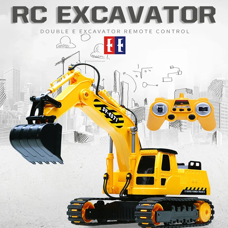 Экскаватор с дистанционным управлением 11 каналов 2 4 ГГц