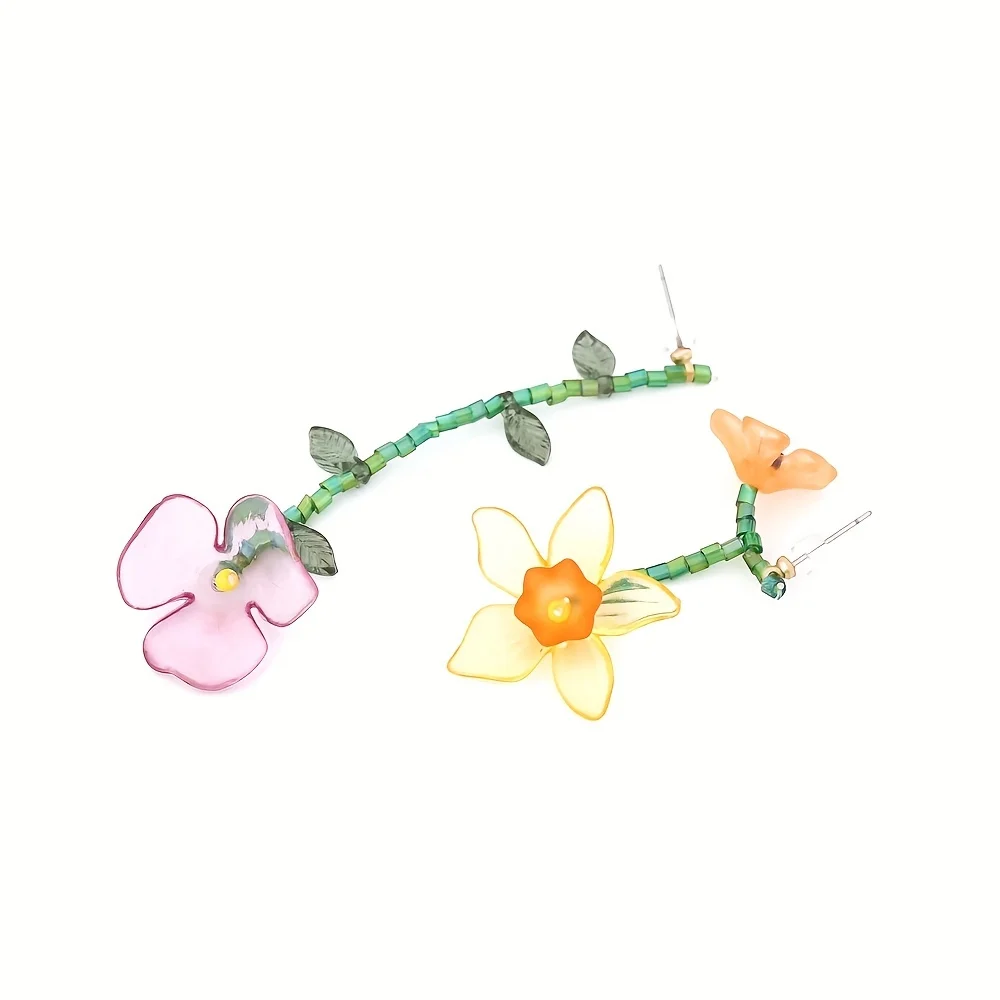 Богемные серьги Vedawas ручной работы с бусинами из смолы индивидуальные