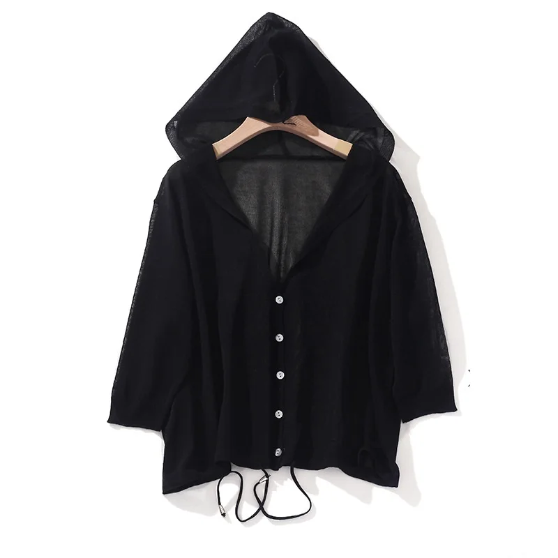 Новинка Однотонный свитер яркий Женский вязаный Топ Модный женский кардиган