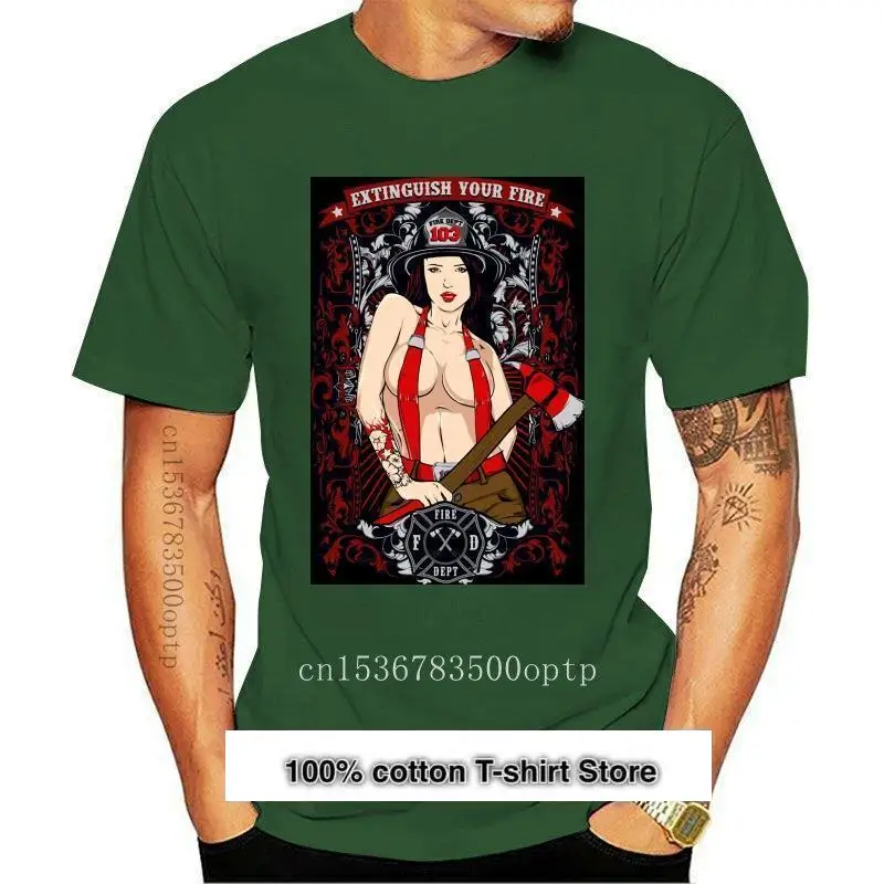 

Camiseta de манга corta para hombre, camisa de манга corta с изображением огня,