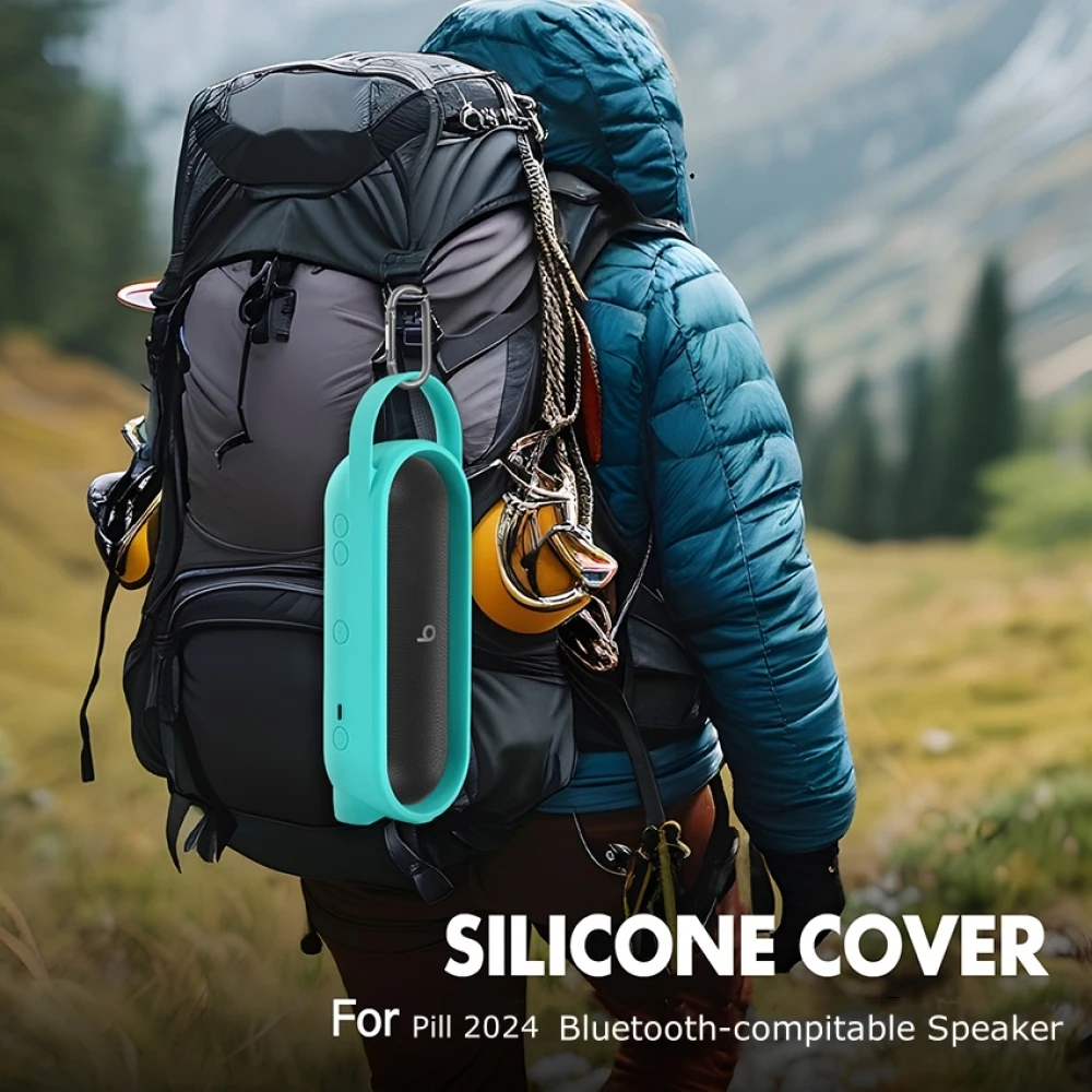 ​ Беспроводной Bluetooth-совместимый аудиосиликоновый чехол для Pill 2024