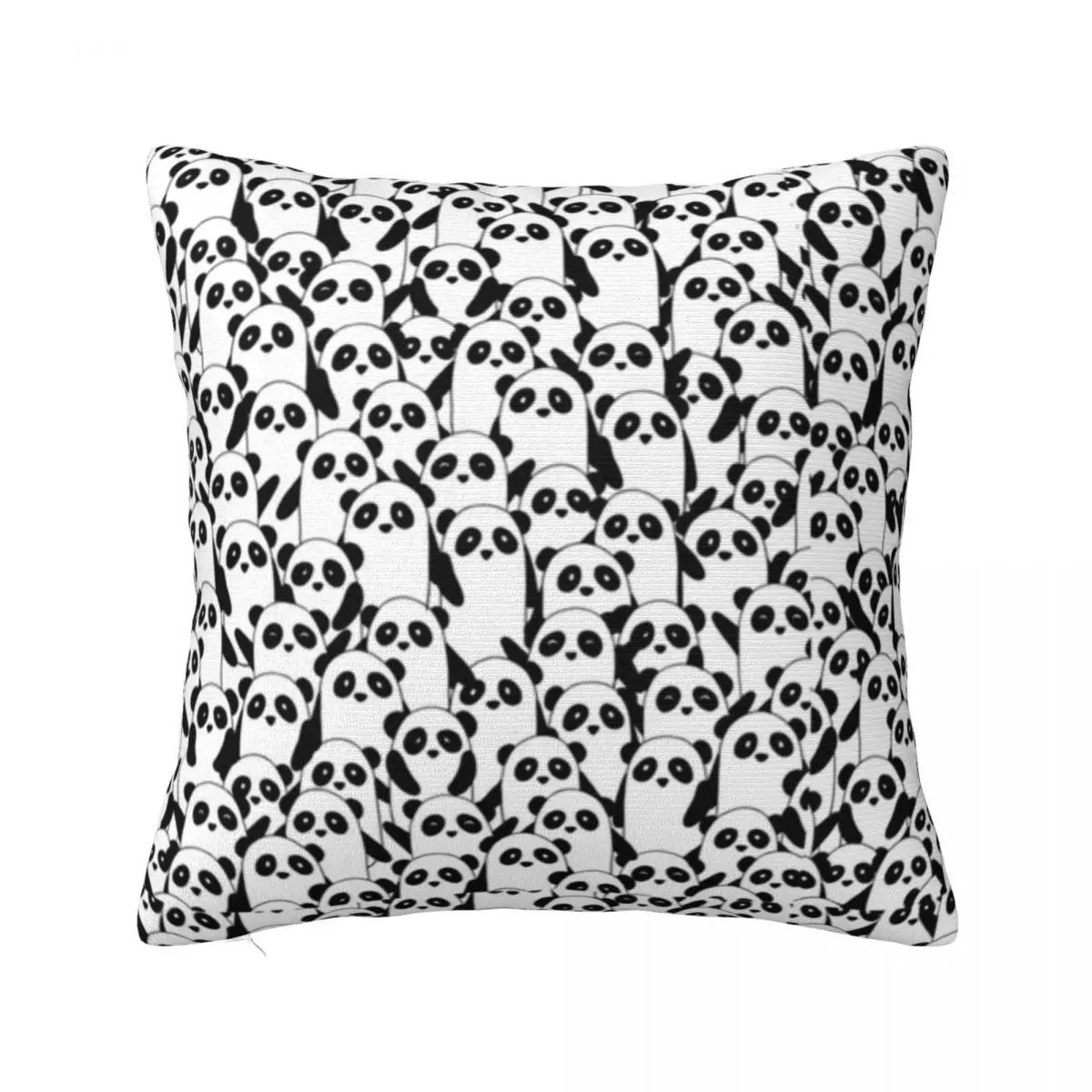 

Pandamonium Cartoon Animal Pillowcase Print Polyester Cushion Cover Panda Nature Modern Pillow Case Cover Home Dropshipping 45cm