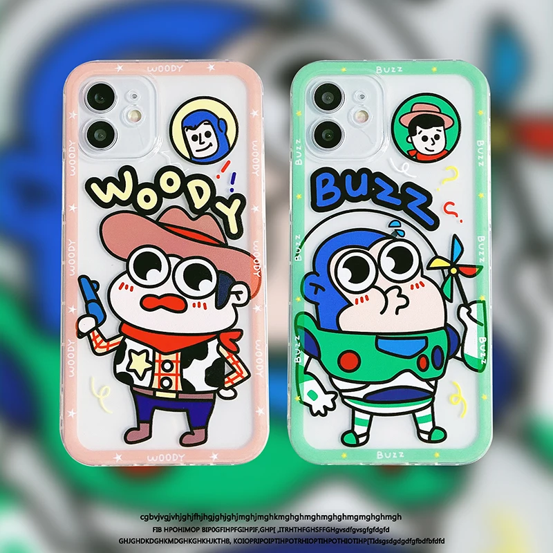 

Disney Toy Story Phone Case for iPhone 11 12 13 mini pro XS MAX 8 7 Plus X XR Cover