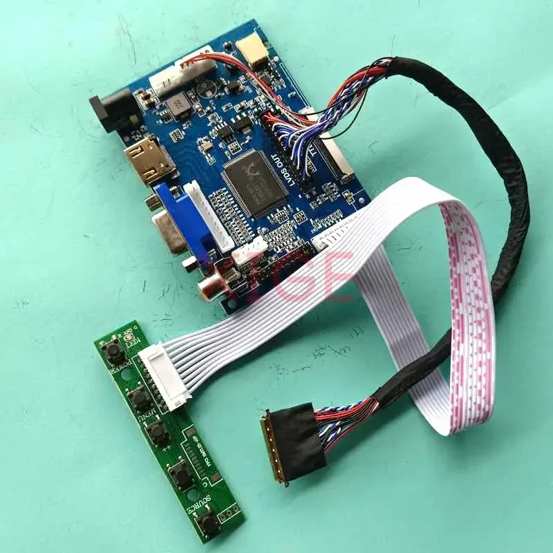 Плата драйвера контроллера для B133XTN01.0 B133XTN01.5 DIY Kit матрица ноутбука 1366x768 2AV VGA