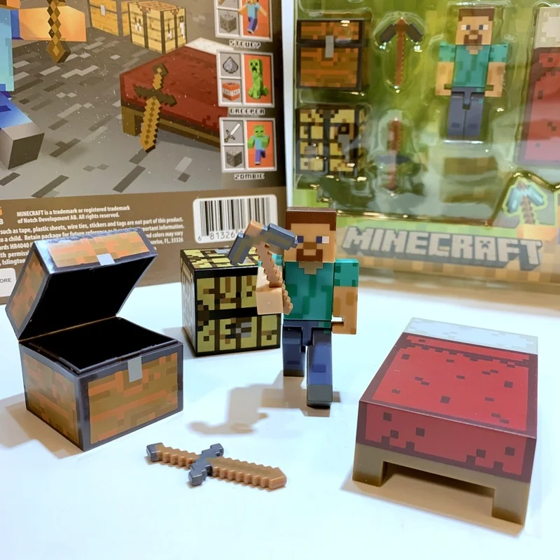 

Minecrafta Figure Stever Movable Doll Ornament Accessories Pretend Play Children Present Toy