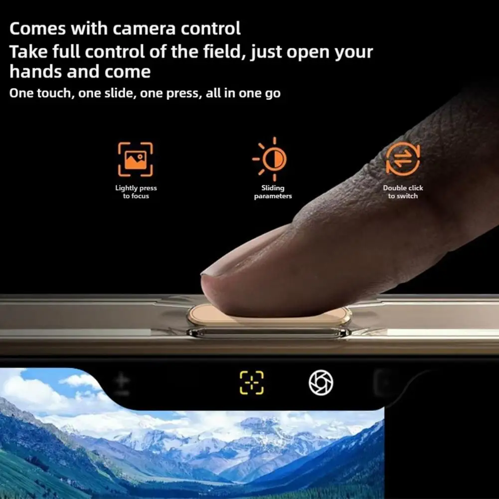 Универсальная кнопка управления камерой защита для IPhone 16 Plus Pro Max динамическая