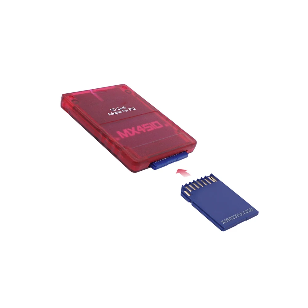 Для игровых консолей PS2 видеоконсоли с прозрачным корпусом кардридер MX4SIO SIO2SD SD/TF