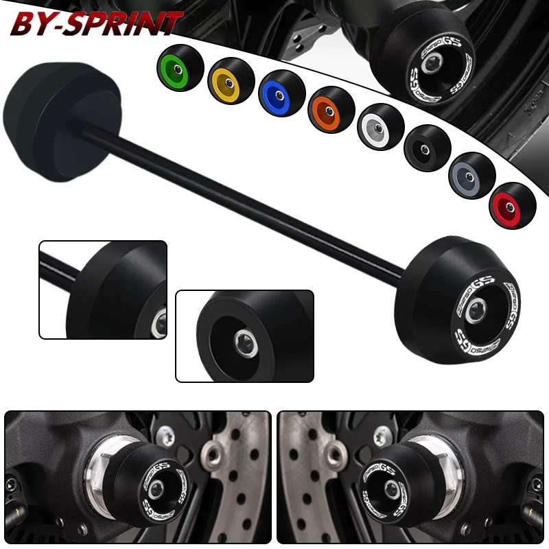 

For BMW R1250GS HP ADV R 1250GS 2019-2022 Motorcycle CNC Front Axle Fork Wheel Crash Slider Cap Falling Protector Pad r1250gs