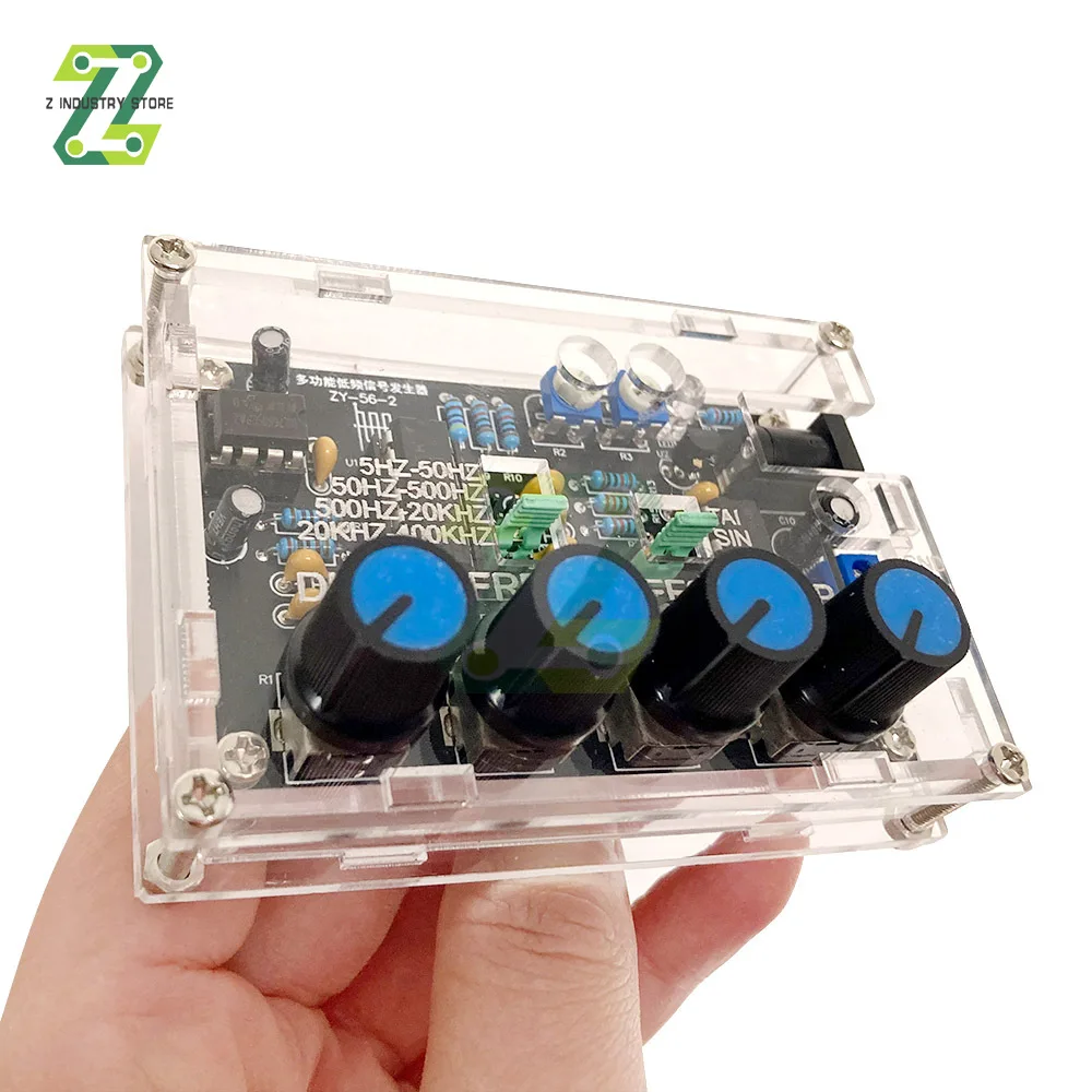 ICL8038 генератор сигналов DIY Kit выход 5 Гц ~ 400 кГц регулируемая амплитуда частоты синусоидальный треугольник квадратный пилообразный