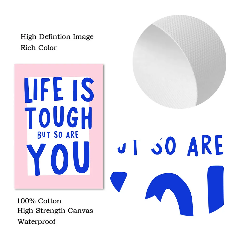 Matisse Positive Inspirational Girl Boss Independent Woman Poster Nice Funny Quote Abstract Print Toilet Office Club Room Decor