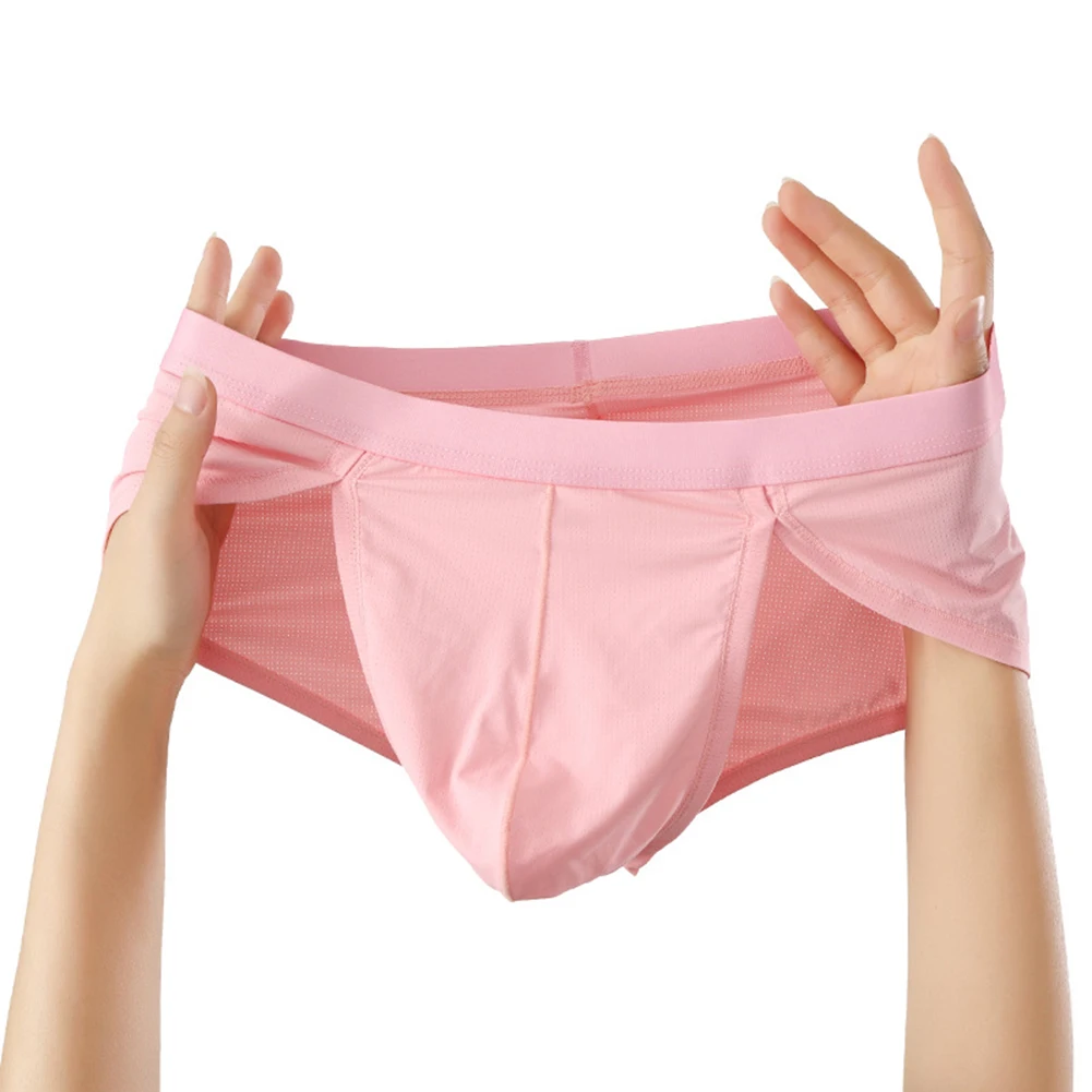 Мужское сексуальное повседневное нижнее белье брифы однотонные шорты