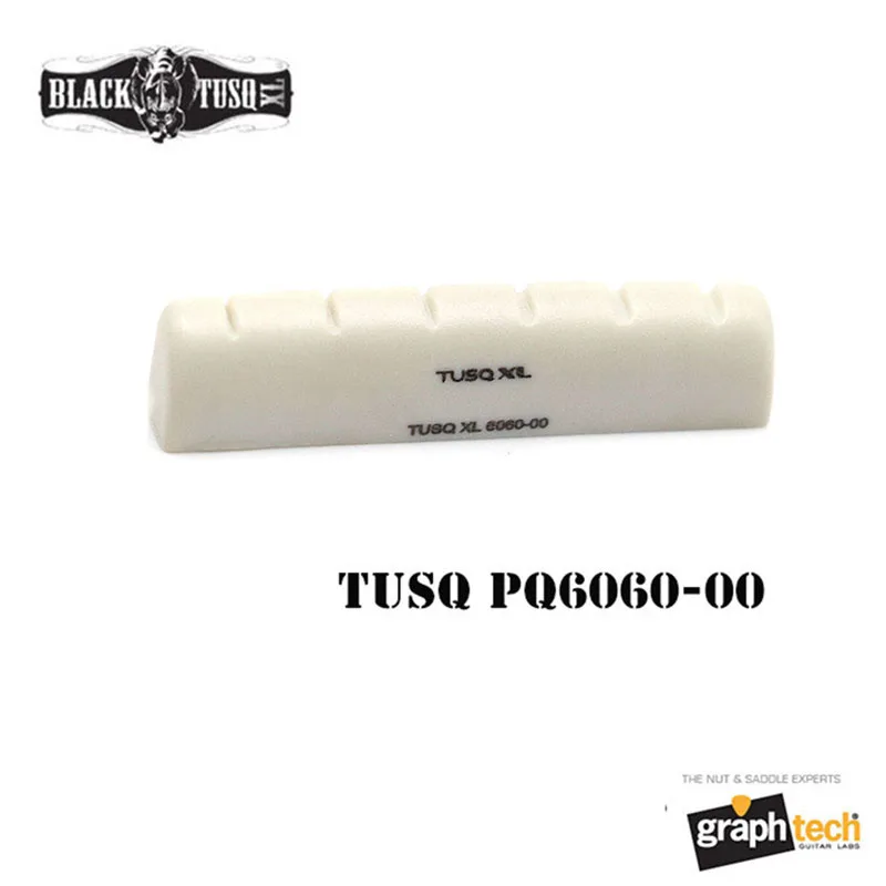 

Graph Tech PT-6060-00 TUSQ XL 1/4" 6-String Guitar Slotted Nut for EPI Style Guitar Accessories Ivory White