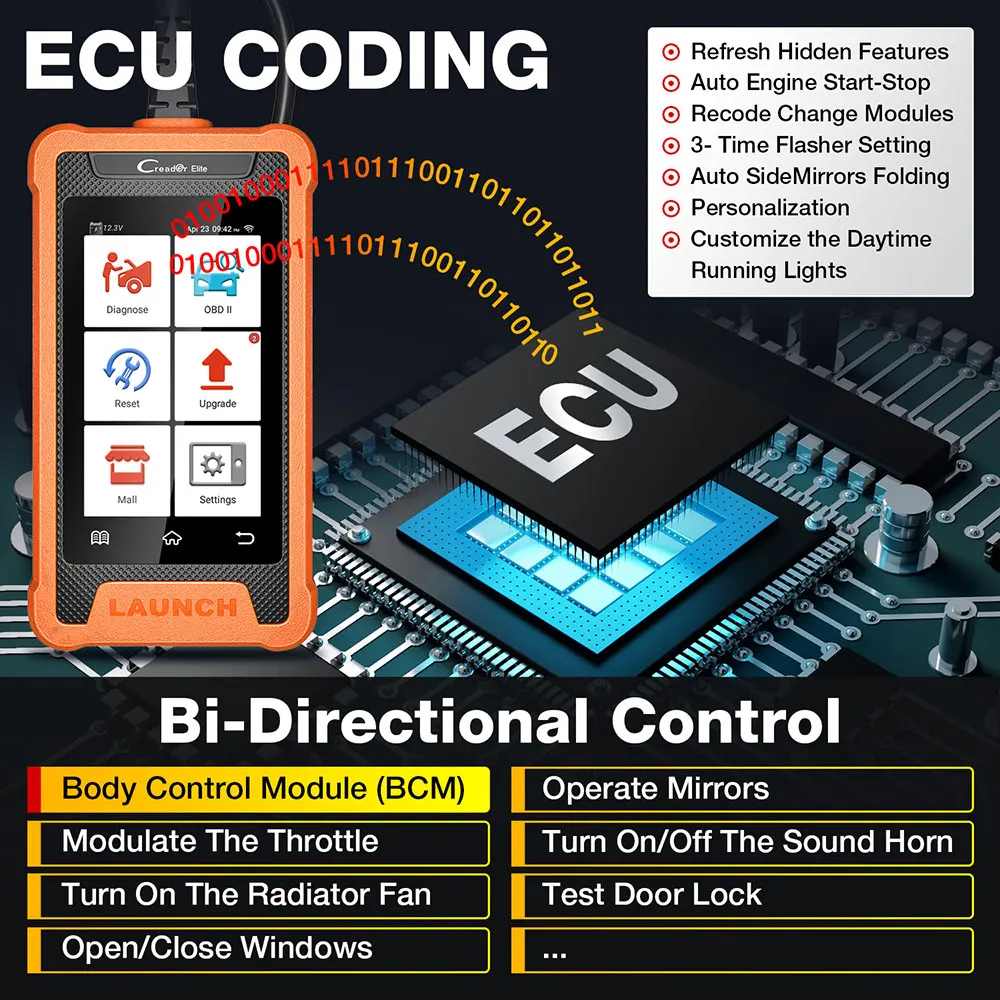 Диагностический сканер LAUNCH X431 Elite диагностический прибор OBD2 колеса 31 + сброс для
