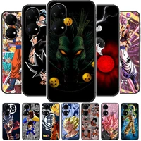 dragon ball phone case for huawei p50 p40 p30 p20 10 9 8 lite e pro plus black etui coque painting hoesjes comic fas