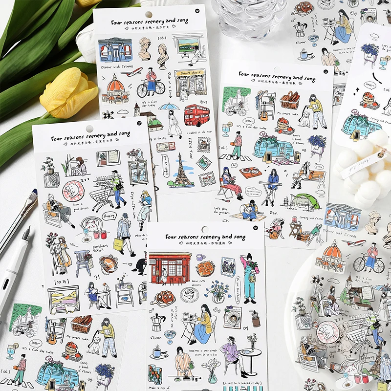 

Kawaii Stray Kids Stickers Account Collage Character Material Sticker Crafts Scrapbook Sticker Book Decoration DIY Stationery