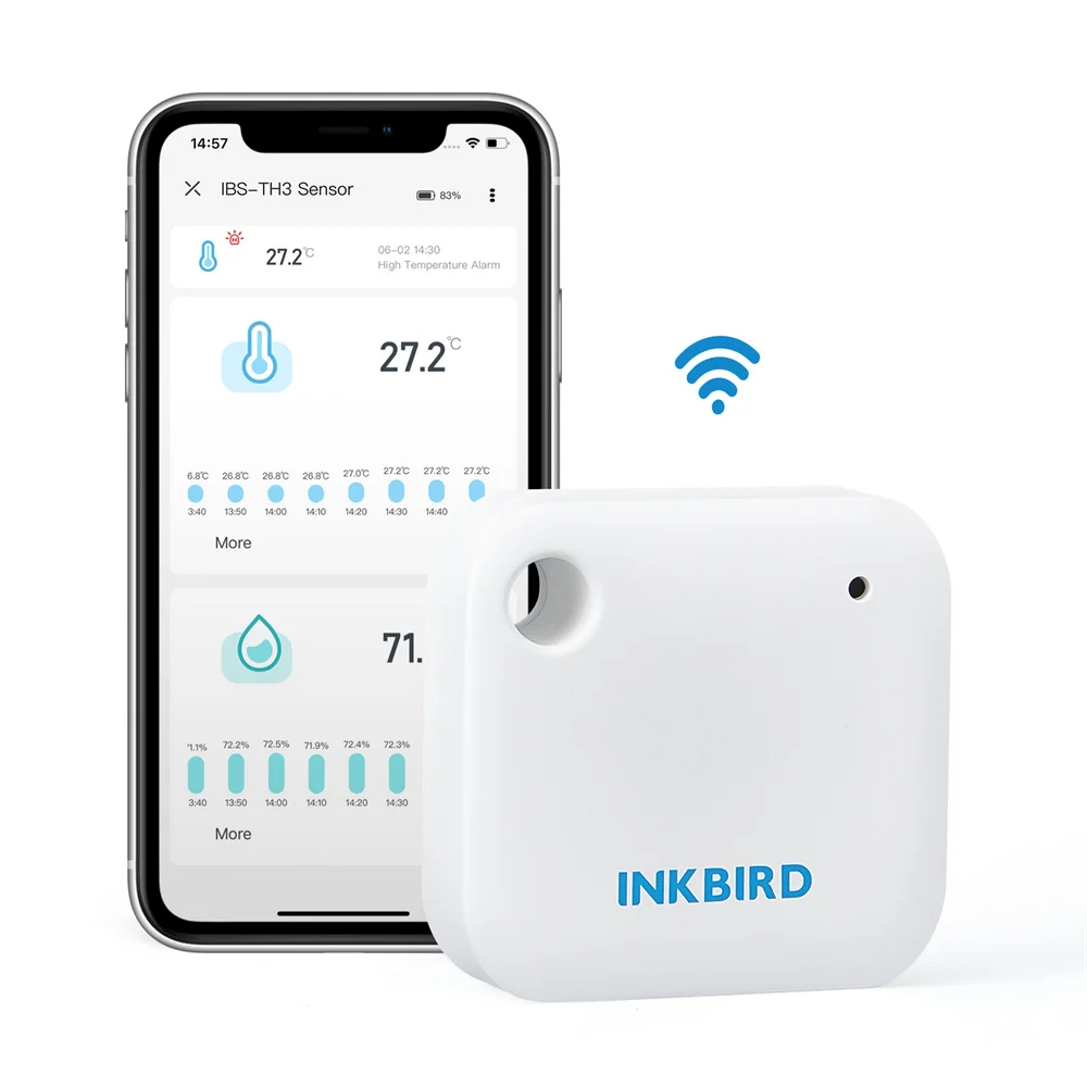 

Термометр-гигрометр INKBIRD IBS-TH3 WiFi