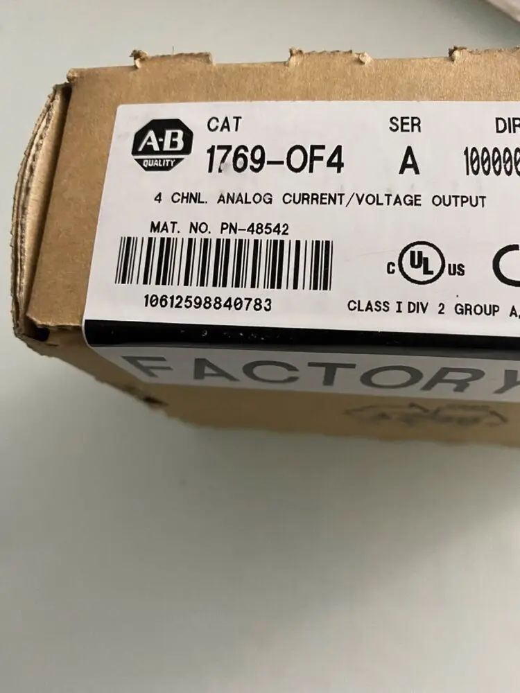 

New Factory Sealed 1769-OF4 /A CompactLogix Analog Output Module 1769OF4
