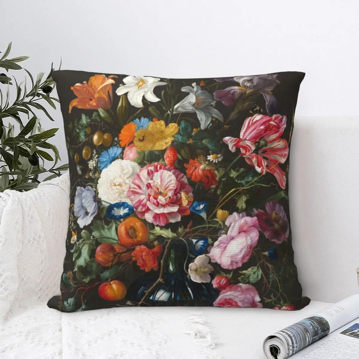 Декоративная ваза с цветами Jan Davidsz. de Heem декоративные подушки для гостиной