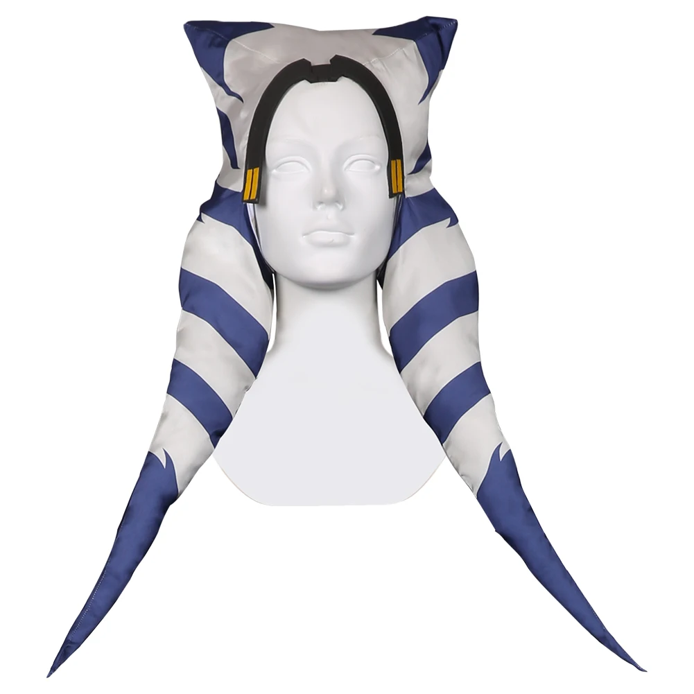 Шапка Ahsoka Tano для косплея головной убор аксессуар костюма на Хэллоуин карнавал -