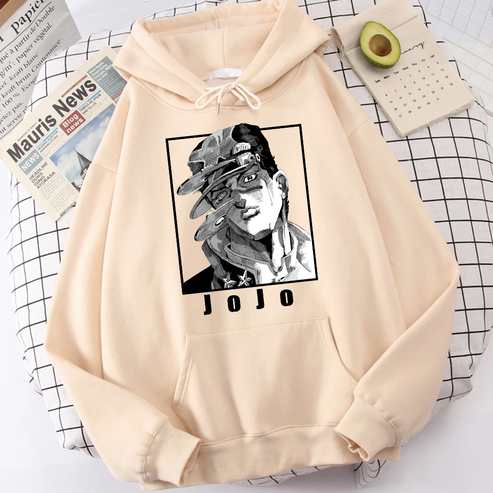 

JoJo's Bizarre Adventure Hoodie Women/Men Casual Fashion Sweatshirts Autumn Fleece Harajuku Hoodies Loose Hip Hop Mens Pullover