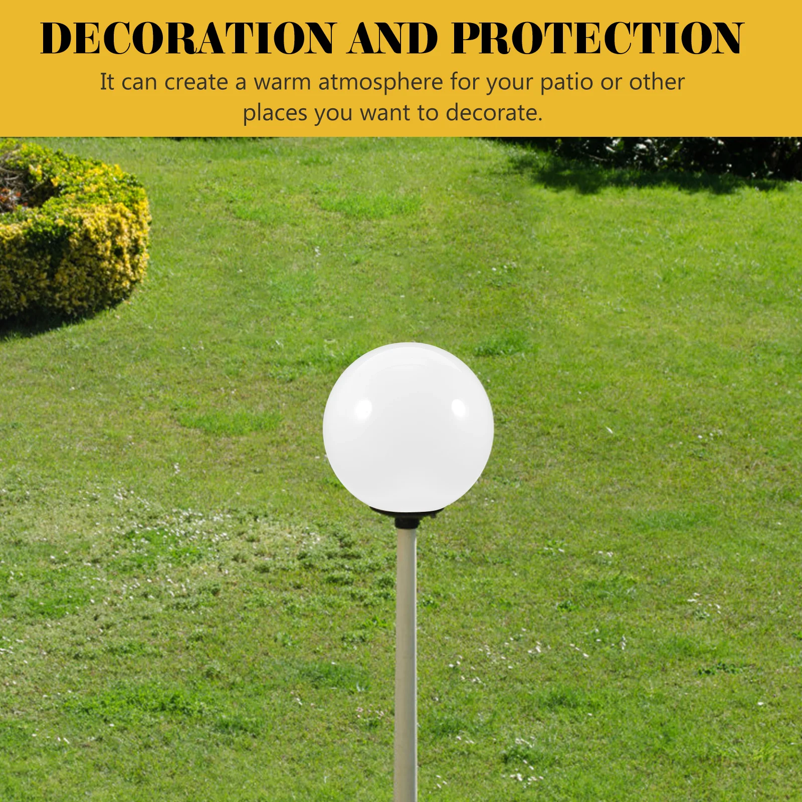 Шаровой абажур потолочный вентилятор лампочка для патио замена стены глобус