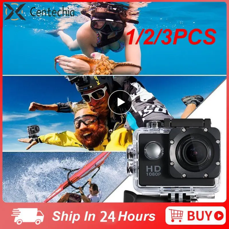 

1/2/3PCS Camera Plastic 30M Waterproof Go Diving Sport Mini DV 1080P Video Camera Bike Helmet Car Cam Dvr Outdoor