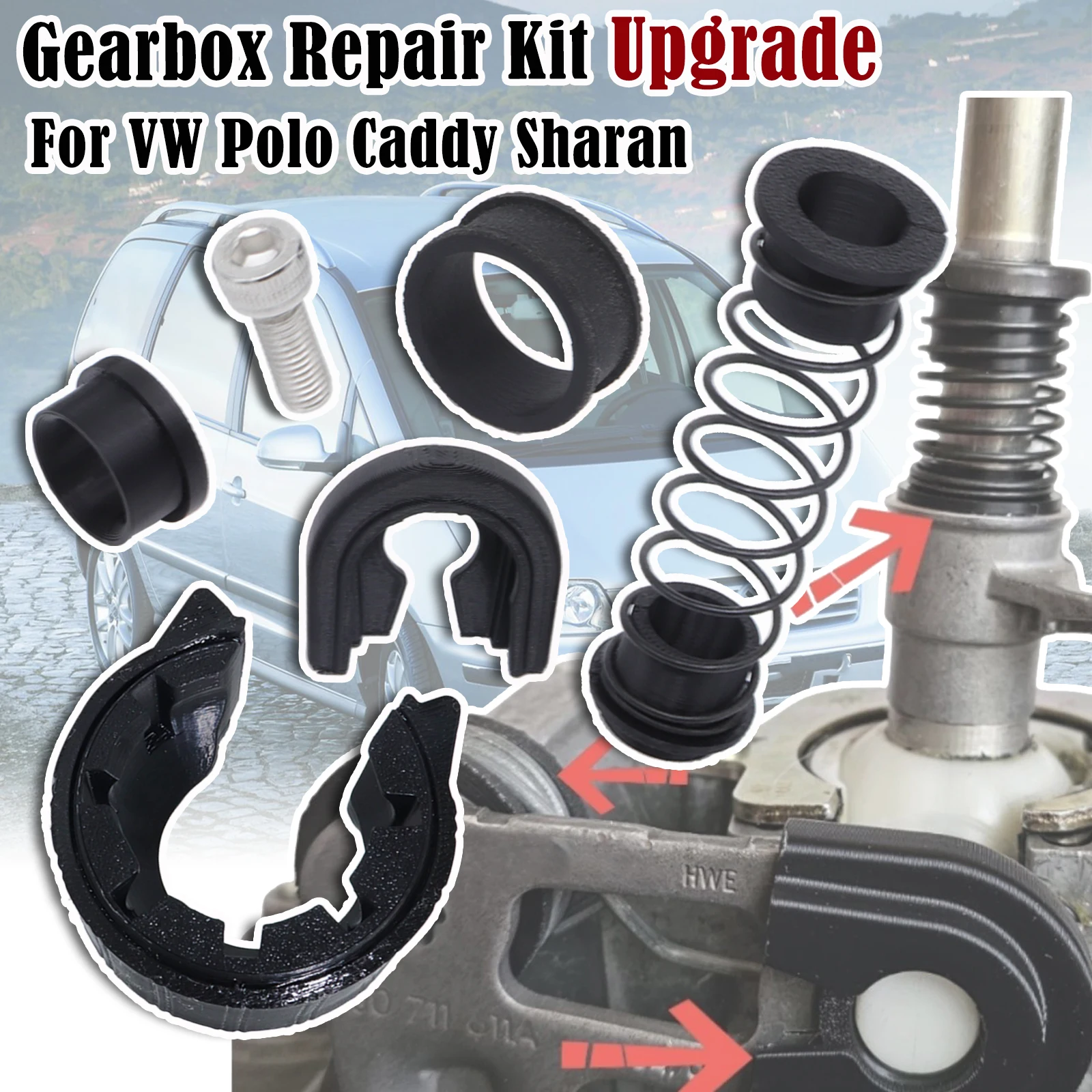 Для VW Polo Caddy Sharan обновленная модель Реверсивный рычаг переключения передач