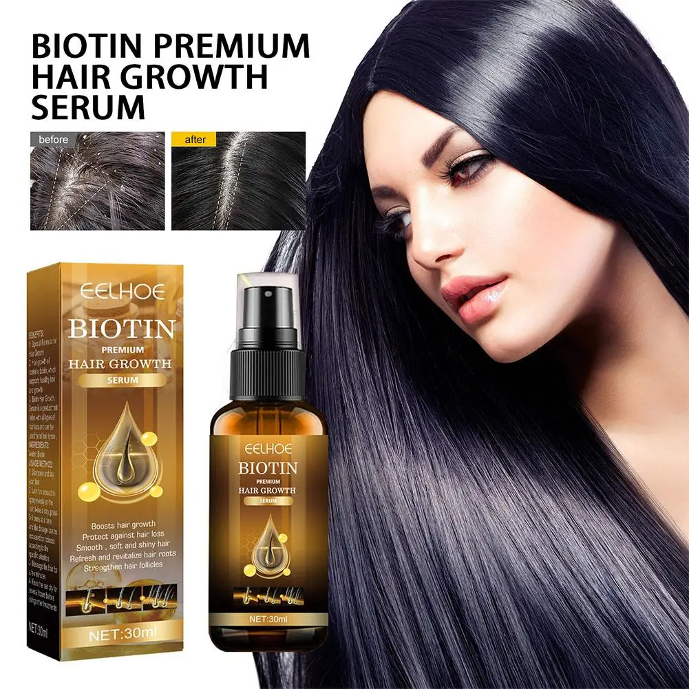 Продукты Biotin биотин быстрорастущий Уход за волосами эфирные масла спрей против