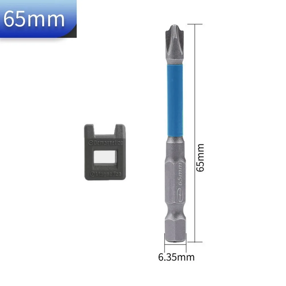 

FPH2 65mm 110mm Magnetic Special Slotted Cross Screwdriver Bit With Magnetizer Alloy Steel Bit For Electrician Socket Switch