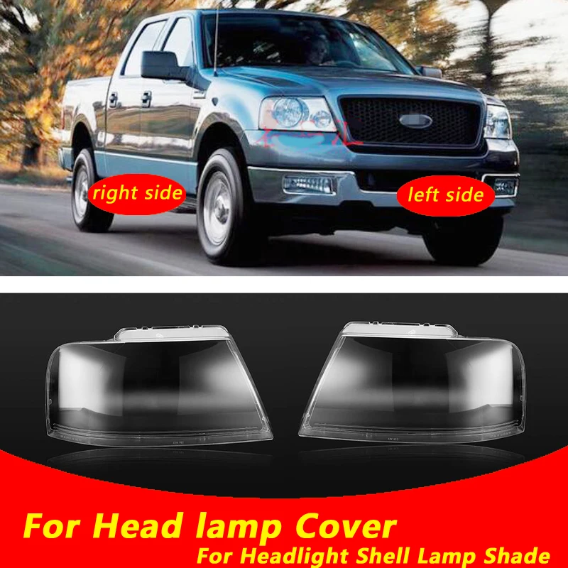 

Use For Ford F150 Raptor 2004-2008 Raptor Transparent Headlamp Cover Lamp Shade Front Headlight Shell Lampshade Lens shell