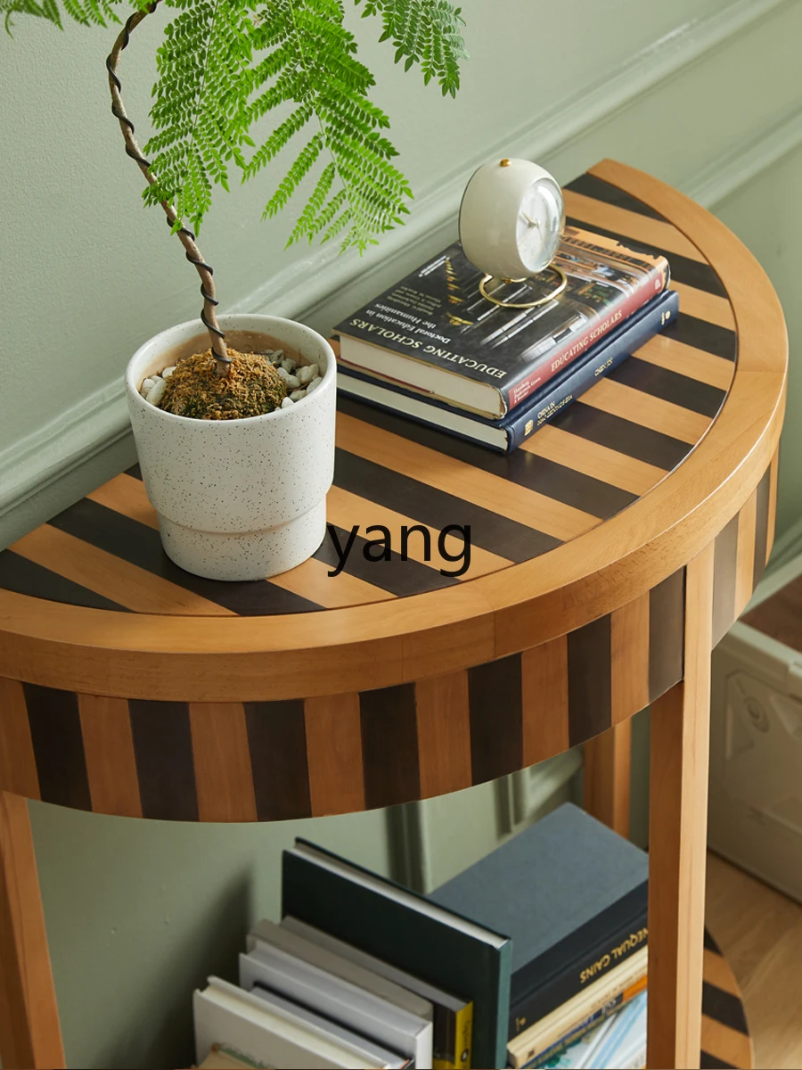 Консоль Yhl для коридора кабинета дивана боковой столик полукруглый стол