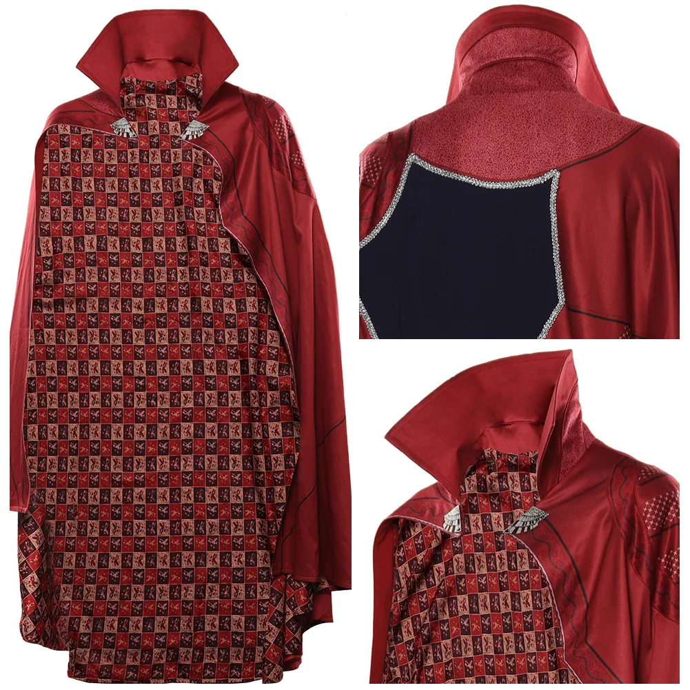 

in the Multiverse of Madnes Doctor Cosplay Costume Cloak Outfits Halloween Carnival Suit