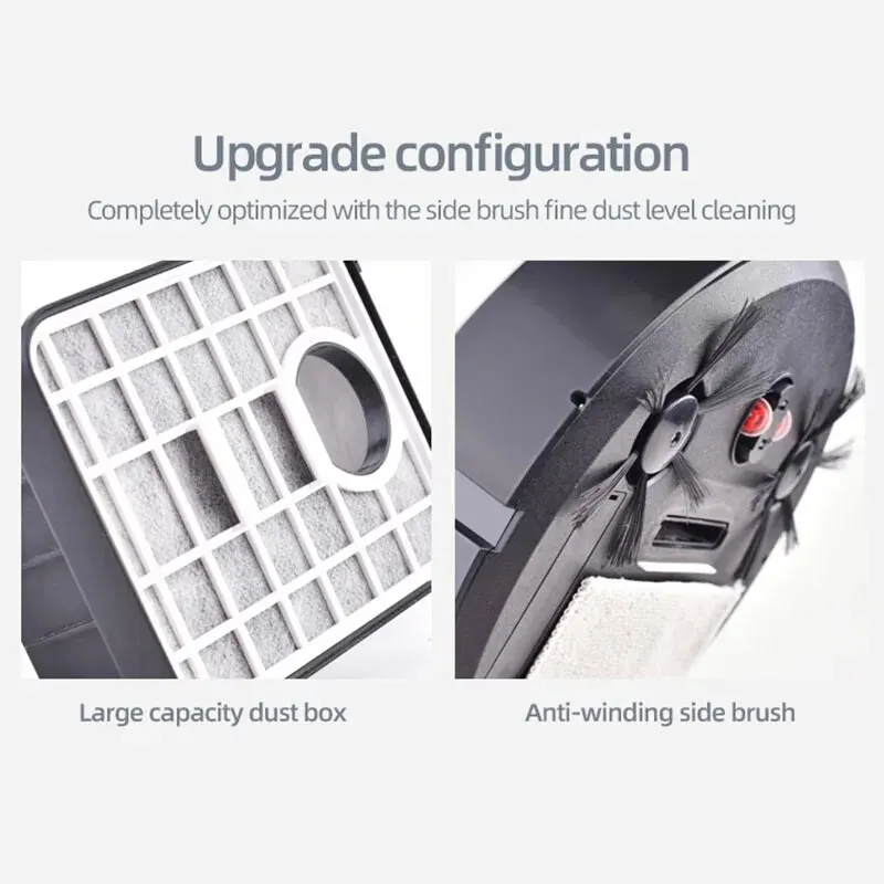 1 шт. Роботизированный пылесос: автоматически подметает ваш дом нажатием кнопки