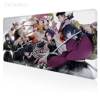Anime Demon Slayer Kimetsu Yaiba Mouse Pad Gaming Computer Mousepad XXL Office Natural Rubber Carpet Laptop Table Mat