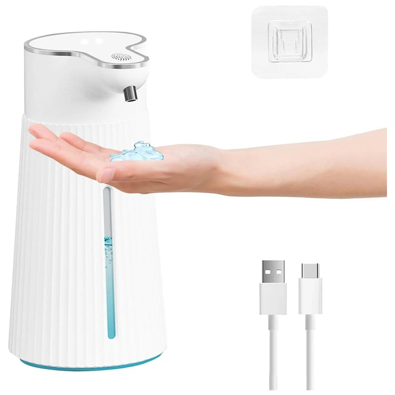 Automatic Wall Mount Soap Dispenser 400Ml USB Rechargeable Electric