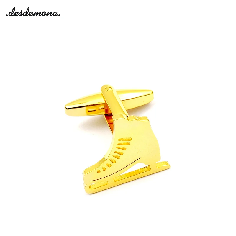 

Custom Skates Cufflinks Stainless Steel Men's Initials Cuff Buttons Wedding For Men Personalized Name Jewelry Gifts