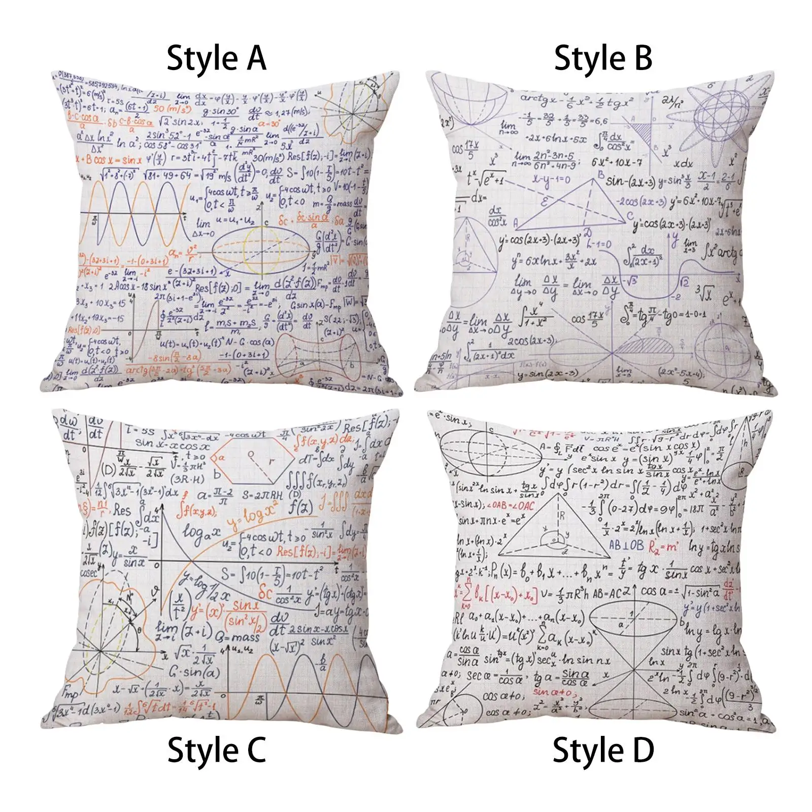 

Throw Pillow Case Couch Pillow Cover with Removable Zipper for Decoration