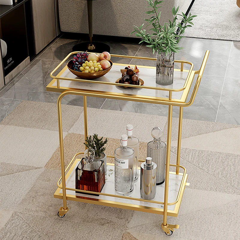 Тележка изголовья тележка для бара кухонный органайзер сервировки на колесиках