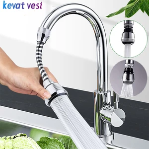 360 Degree Kitchen Rotatable Faucet Water Saving Device High Pressure Faucet Extender 2 Modes Faucet Nozzle for Bathroom Sink