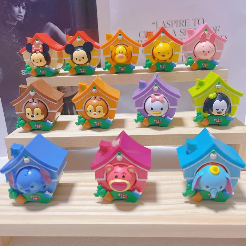 

Disney Minnie Mouse Mickey Donald Duck Goofy Daisy Stitch Chip Dale Mini Doll Ornament Accessories Desktop Decorations