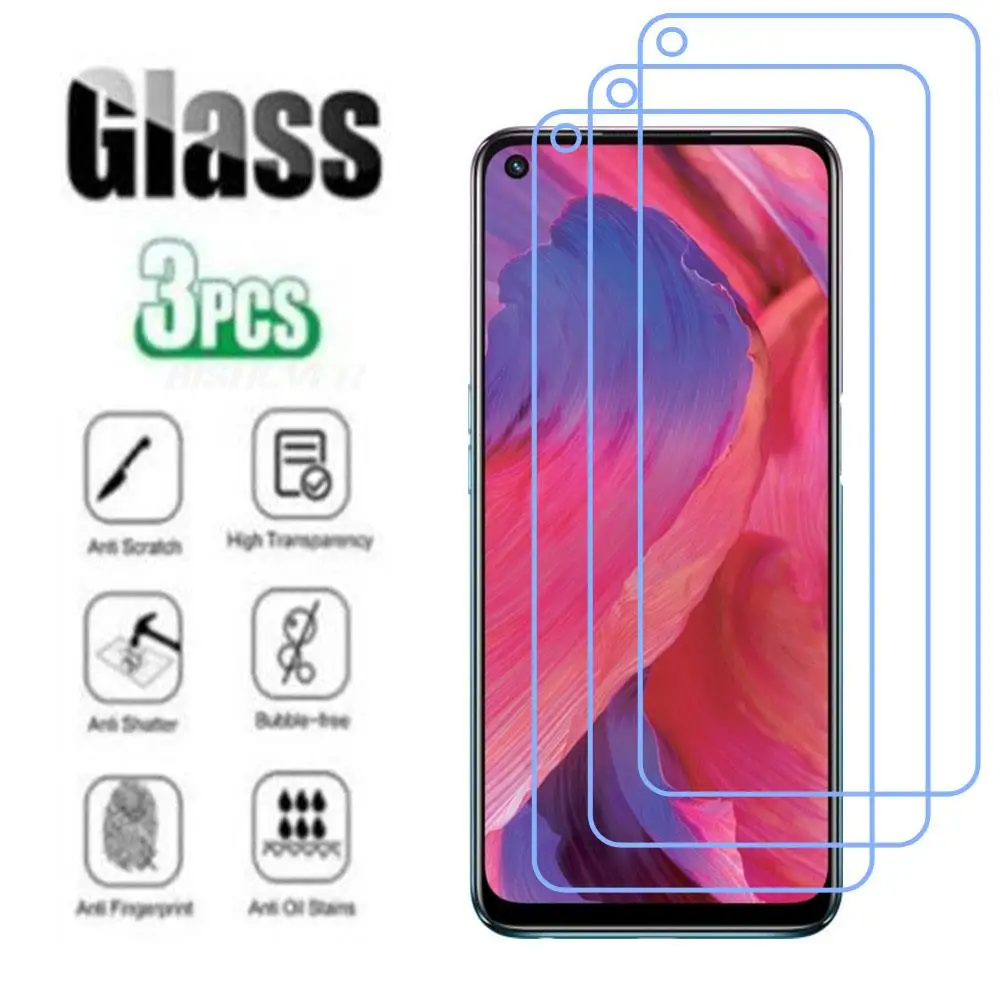 

9H Protective Tempered Glass For OPPO A54 A74 A93 5G 6.5" OPPO A93s 5G Phone Screen Protector Protection Cover Film