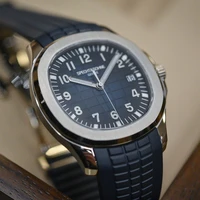 blue super luminous mechanical watches men original citizen 8215 automatic movement gmt male pilots military wristwatch invicta