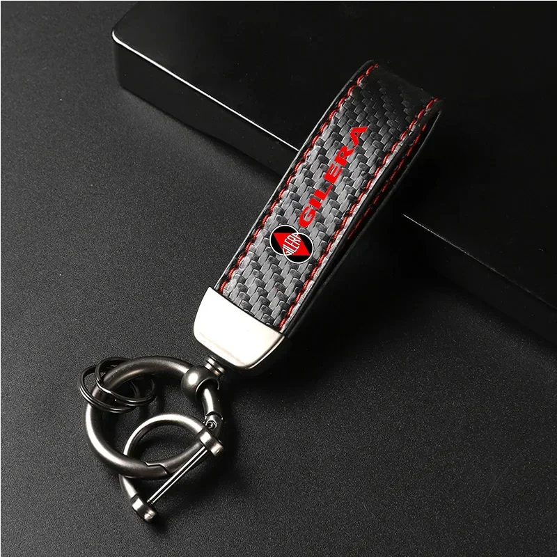 1 шт. аксессуары для ключей из искусственной кожи и углеродного волокна мотоцикла