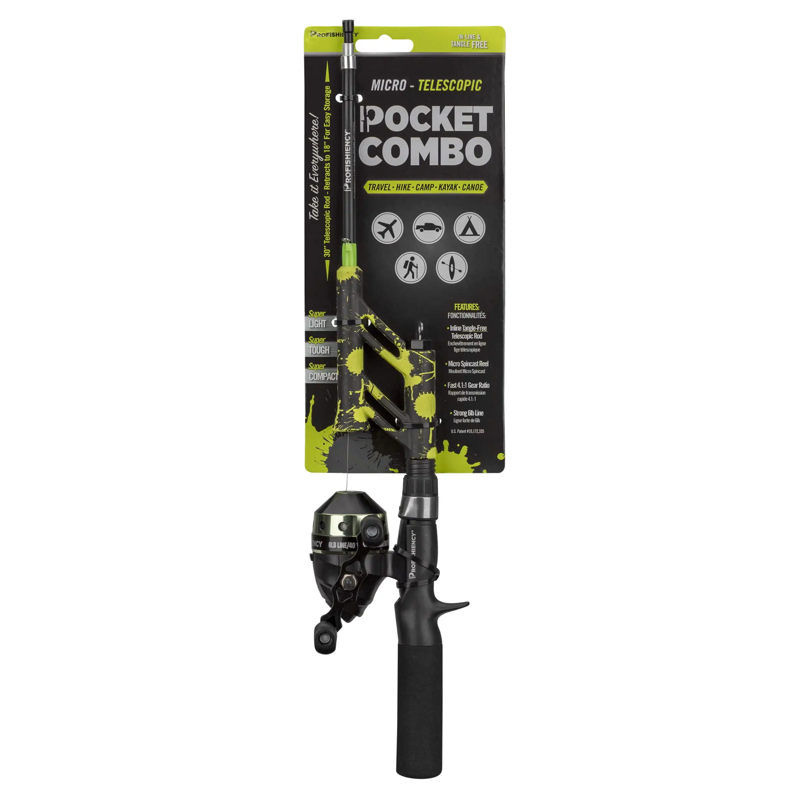 

Pocket Combo Micro Telescopic Spincast Combo