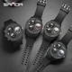 SANDA 2022 Fashion Outdoor Sports Mens Watches Top Brand Luxury Military Quartz Watch Dual Display Wristwatch Waterproof Clock Other Image